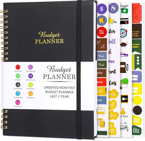 Amazon.com : Budget Planner, Monthly Budget Book 2024-2025 with Expense ...