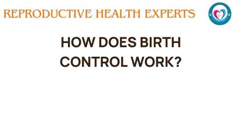 Image result for How Birth Control Works