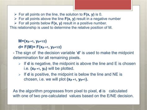 Midpoint Line Algorithm 的图像结果