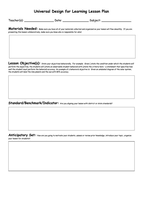 Image result for Learning-Focused Lesson Plan