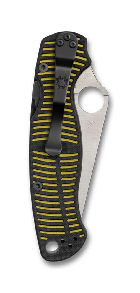 Spyderco Paramilitary 2 Salt C81GBKYLMCP2 | CPM MagnaCut | Black ...