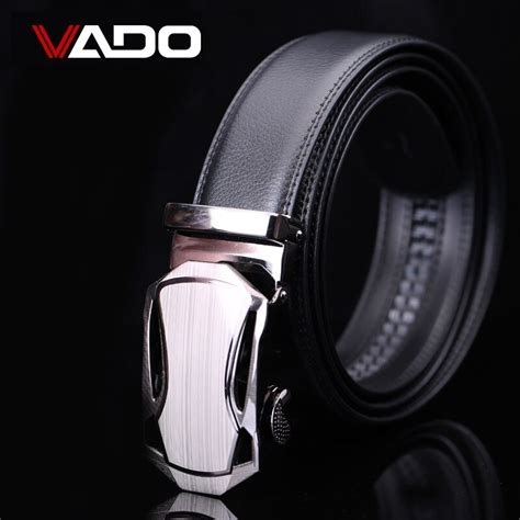 VADO Automatic Buckle Leather Belt Men Designer Brand Belts Men High ...