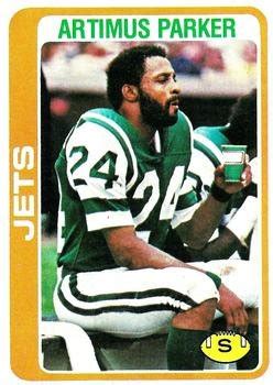 1978 Topps Regular Football Card 402 Artimus Parker Of New | Desertcart ...