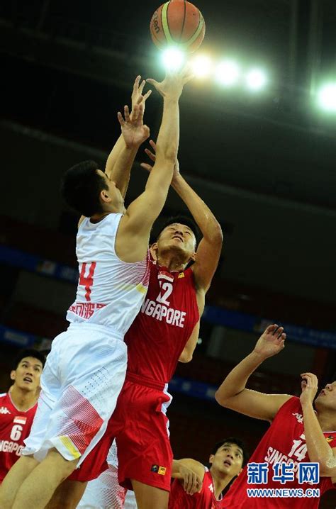 男篮亚洲杯：中国胜新加坡进入四强 -新加坡频道-新华网