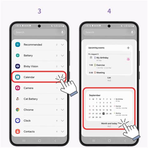 How to Add Stylish Calendar Widgets 【iOS / Android】 | WidgetClub