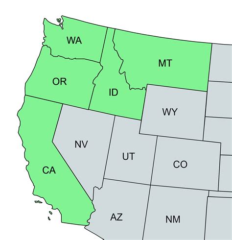 Pacific Northwest States