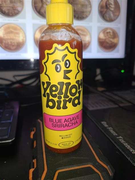 Yellow Bird Blue Agave Sriracha is excellent, with a great red jalapeno ...