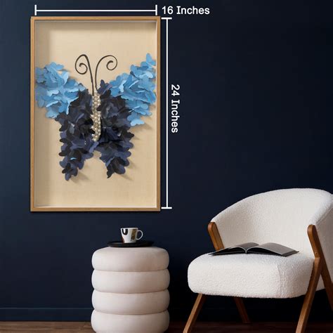 Oceanic Butterfly Shadow Box and Wall decoration item – Dekor Company