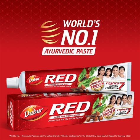 Buy Dabur Red Tooth Paste to Fight 7 Dental Problems | Official e-Store ...