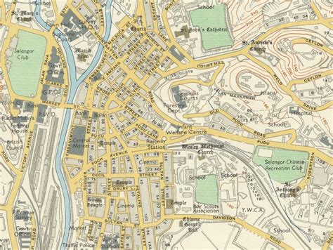 Check out this high-resolution 1957 map of Kuala Lumpur - SoyaCincau