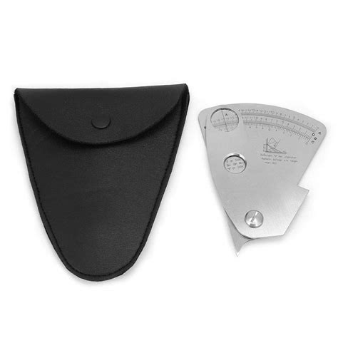 Weld Gauge Stainless Steel Fan Shaped Weld Gauge Welding Inspection ...