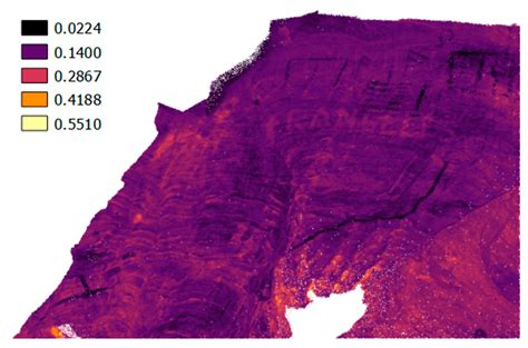 Intensity Values of Terrestrial Laser Scans Reveal Hidden Black Rock ...