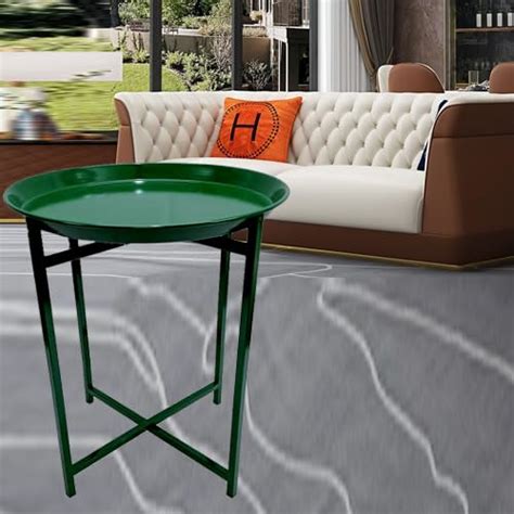 HOUSE DECORE Coffee Table for Living Room Modern Metal Round Tea Table ...