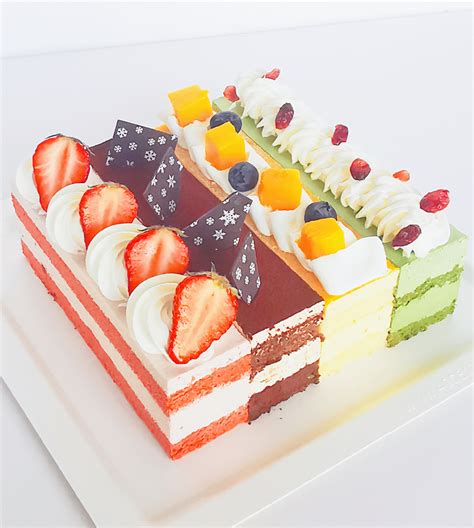 蛋糕-生日快乐_七彩蛋糕
