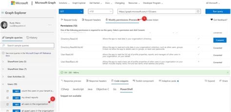 Image result for MS Graph PowerShell Setup