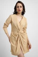 Buy Solid A line Mini Dresses Online - 855064 | Forever 21