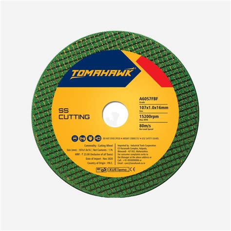 4" Metal & Stainless Steel Cutting Wheels | Precision Cuts with TOMAHAWK®