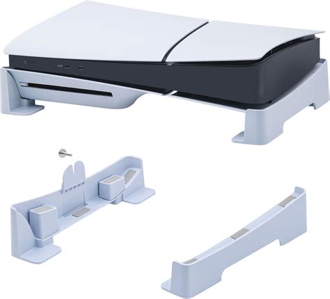 Mcbazel Horizontal Stand Compatible with PS5 Slim Console, Base Stand Holder for PS5 Slim DE/UHD ...