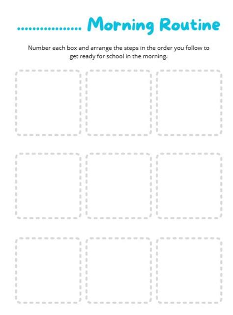 Image result for Morning Routine Behavior Chart