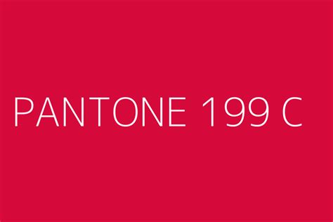 PANTONE 199 C Color HEX code