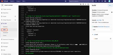 Gitlab Artifacts