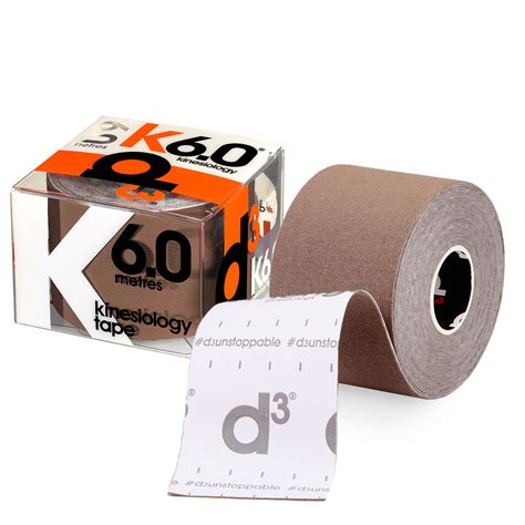 K6.0 Kinesiology Tape 50mm x 6m - Light Brown - 1 Roll D3 TAPE | Decathlon