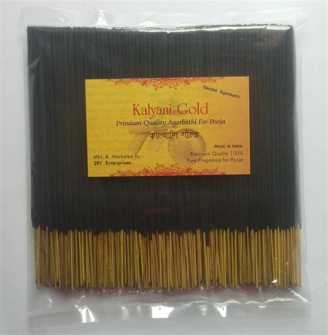 Kalyani Gold Sandal Agarbathi for Daily Pooja (500 Grams Incense Sticks ...