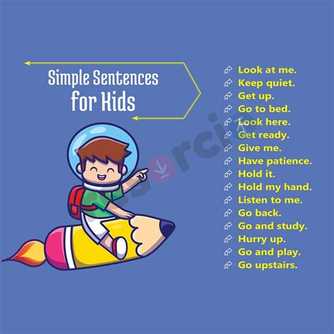 Image result for Simple Sentence Examples for Kids