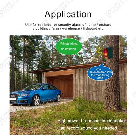 Buy Solar Motion Sensor Alarm Siren Light with Remote Controller For ...