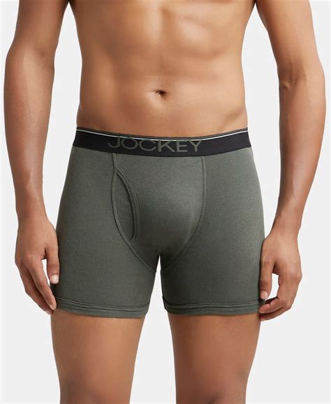 Buy Super Combed Cotton Rib Solid Boxer Brief with Ultrasoft and ...