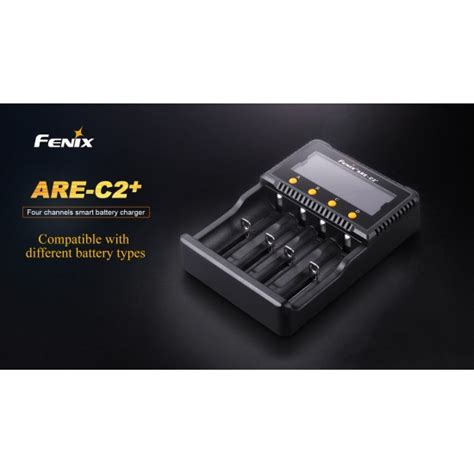 Fenix ARE-C2+ - Four Channel Smart Charger with LCD Display for ...