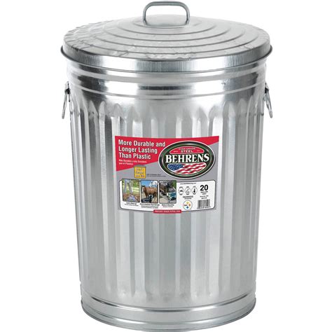 Metal Trash Can Lid