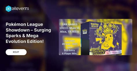 Pokémon League Showdown – Surging Sparks & Mega Evolution Edition ...