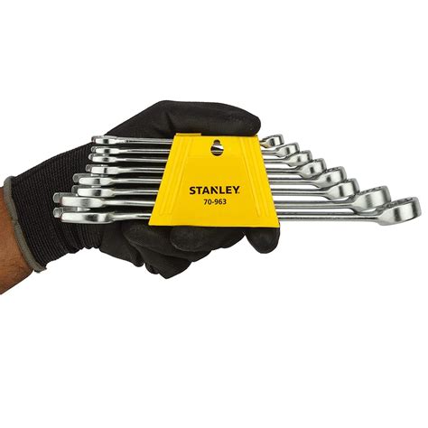 Stanley: 70-963E Combination Spanner Set with Maxi-Drive system (8-Pie