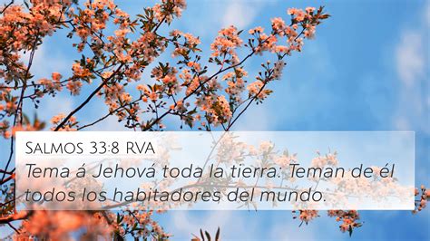 Salmos 33:8 RVA 4K Wallpaper - Tema á Jehová toda la tierra: Teman de él
