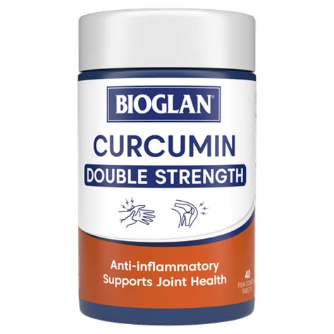 Bioglan Curcumin Double Strength 1200mg 40 Tablets India | Ubuy