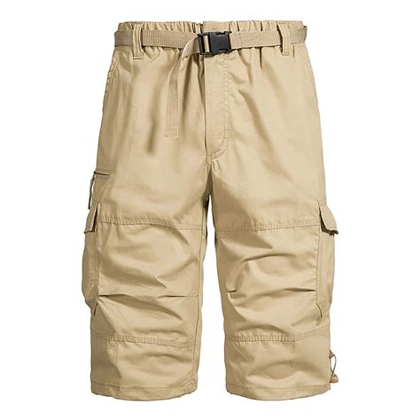 LbsKUS Men's Hiking Shorts Lightweight Quick Dry Cargo Shorts Elastic ...