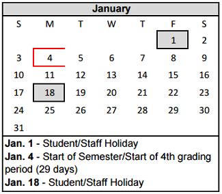 Crockett Middle - School District Instructional Calendar - Amarillo Isd ...