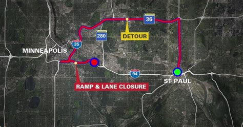 I-35W to I-94 ramp closure: MnDOT recommends long detour | FOX 9 ...