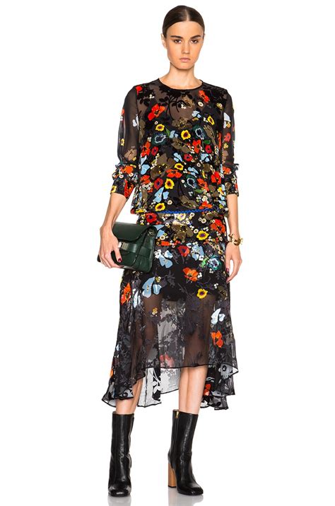 Preen by Thornton Bregazzi Lambert Dress in Poppy Flower Print | FWRD
