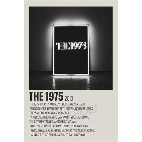 Jual Poster Cover Album The 1975 - The 1975 | Shopee Indonesia