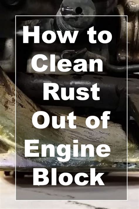 Image result for How to Clean a Rusty Engine Block