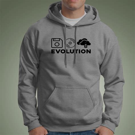 Evolution of Data Storage Computer Science Hoodies For Men – TEEZ.in