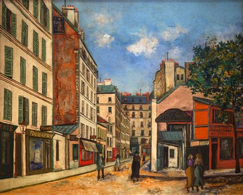 La Rue Bayen à Paris, Maurice Utrillo, Fondation Bemberg, Toulouse | Pittura, Painting, Scultura