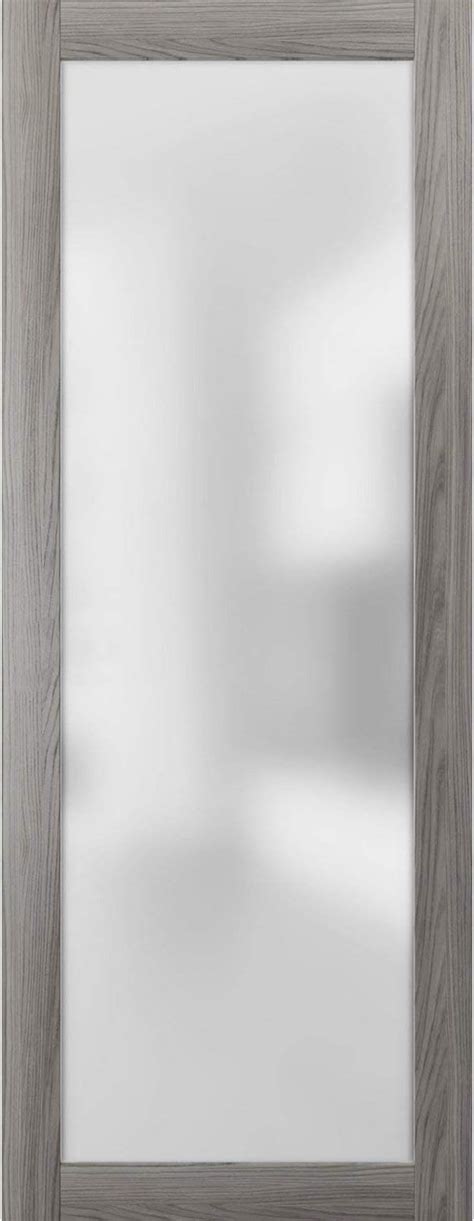 Buy Frosted Glass Solid Door Slab 28 x 80 | Planum 2102 Ginger Ash ...