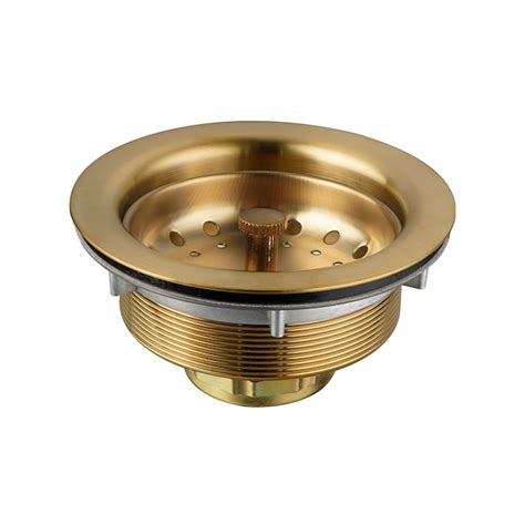 allen + roth 3.5-in Polished Gold Stainless Steel Rust Resistant ...