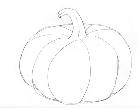 How to Draw a Pumpkin: Easy Pumpkin Drawing Tutorial
