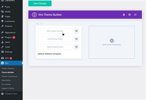 Enable Global Setting Module Divi Builder 的图像结果