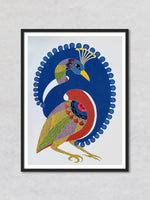 Shop Today Peacock: Gond Painting by Venkat Shyam Online at Memeraki
