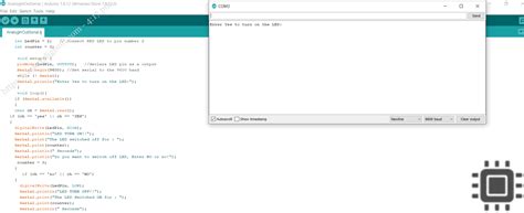 Serial Monitor Loop Arduino in LED 的图像结果
